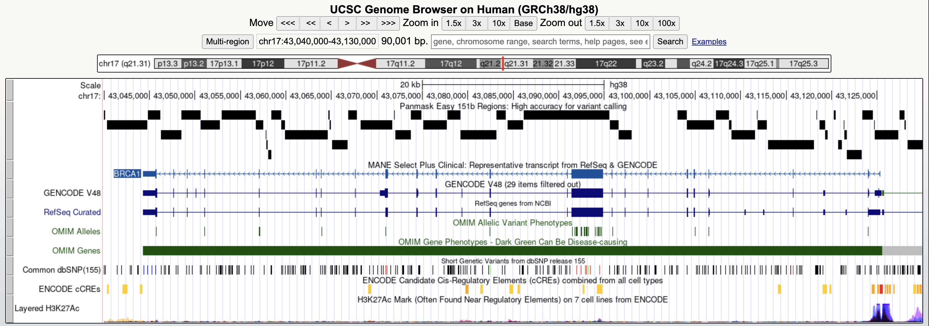 Browser display showing pangenome masking tracks for repetitive regions